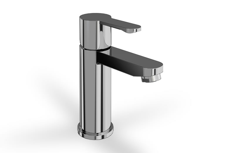 Crystal basin mixer without waste