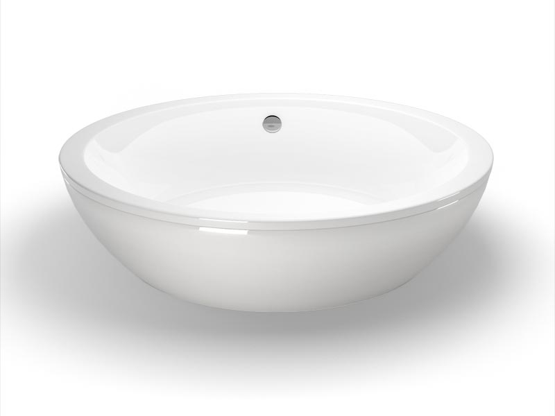 Freefuerte double - ended free-standing bath & surround