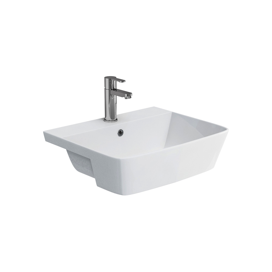 Fine S40 500 semi recessed basin