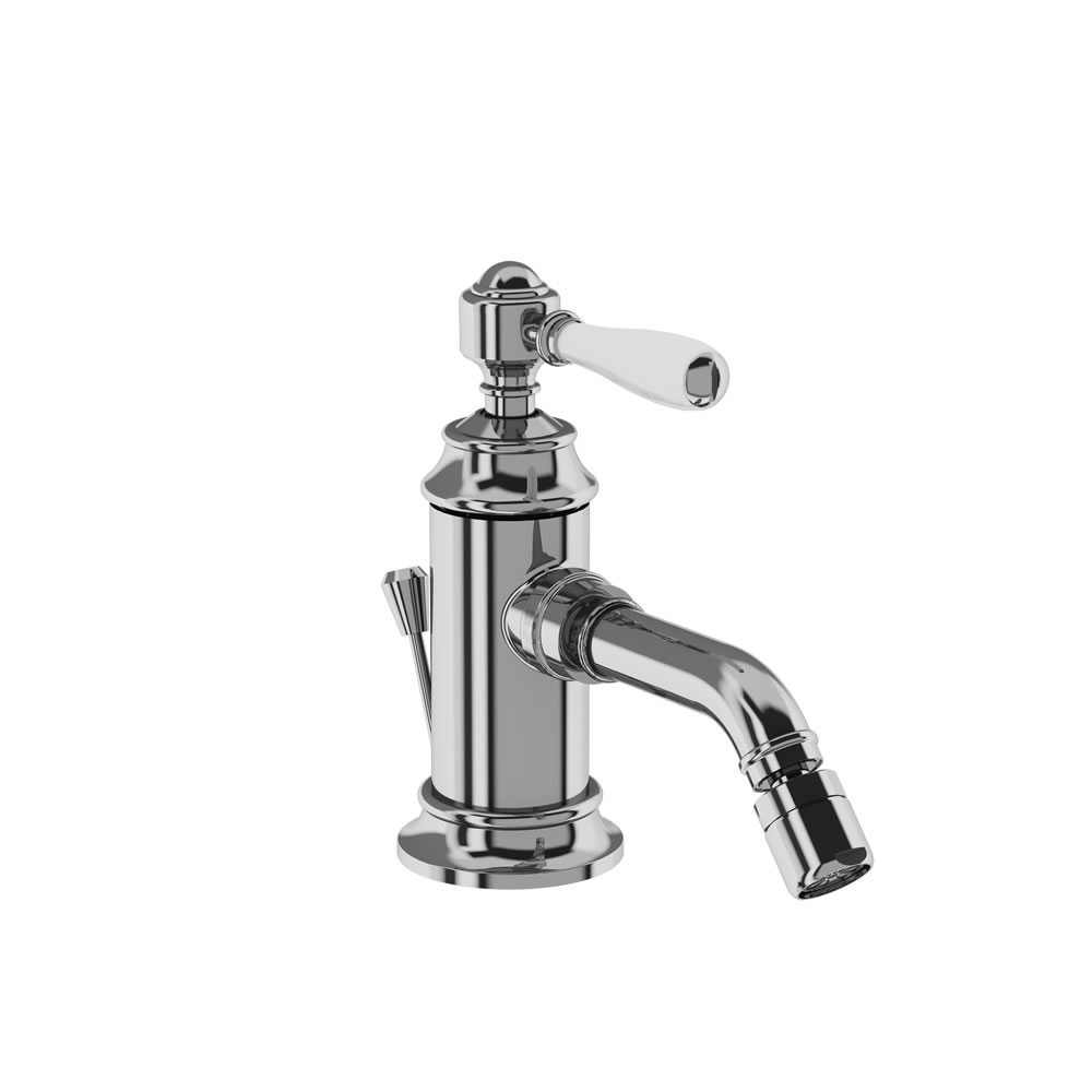 Arcade Single- ceramic lever bidet mixer with pop up waste chrome