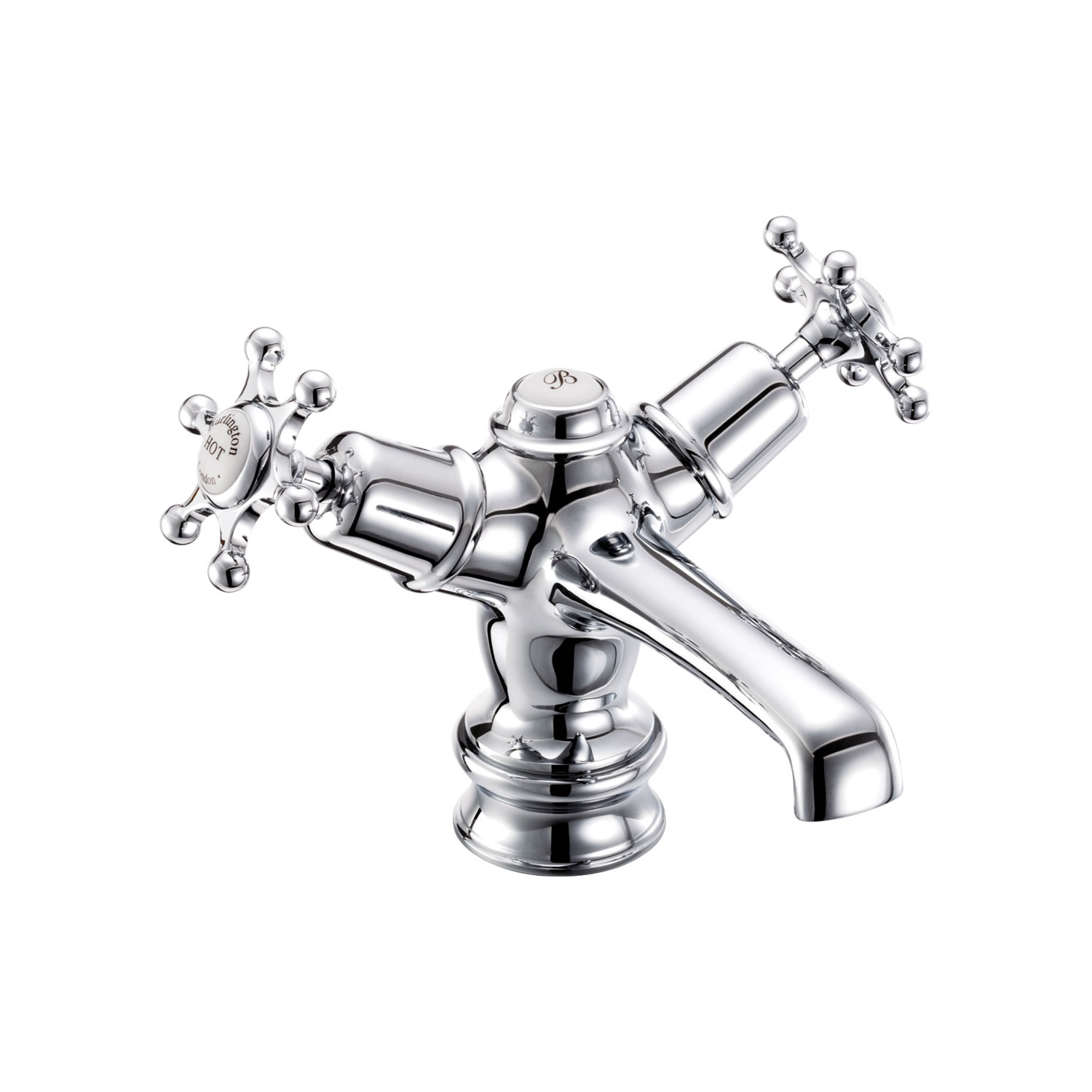 Birkenhead Regent basin mixer with low central indice with click clack waste