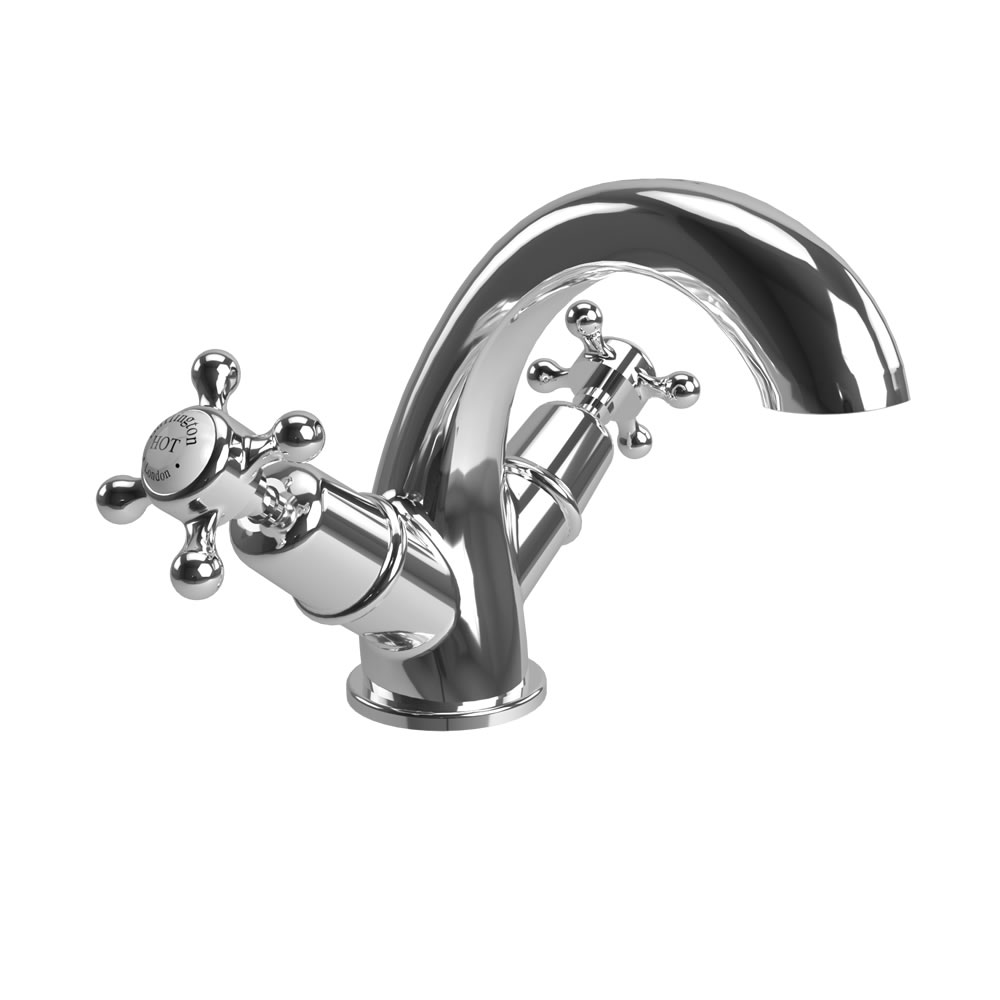 Burlington T27 mono basin mixer chrome