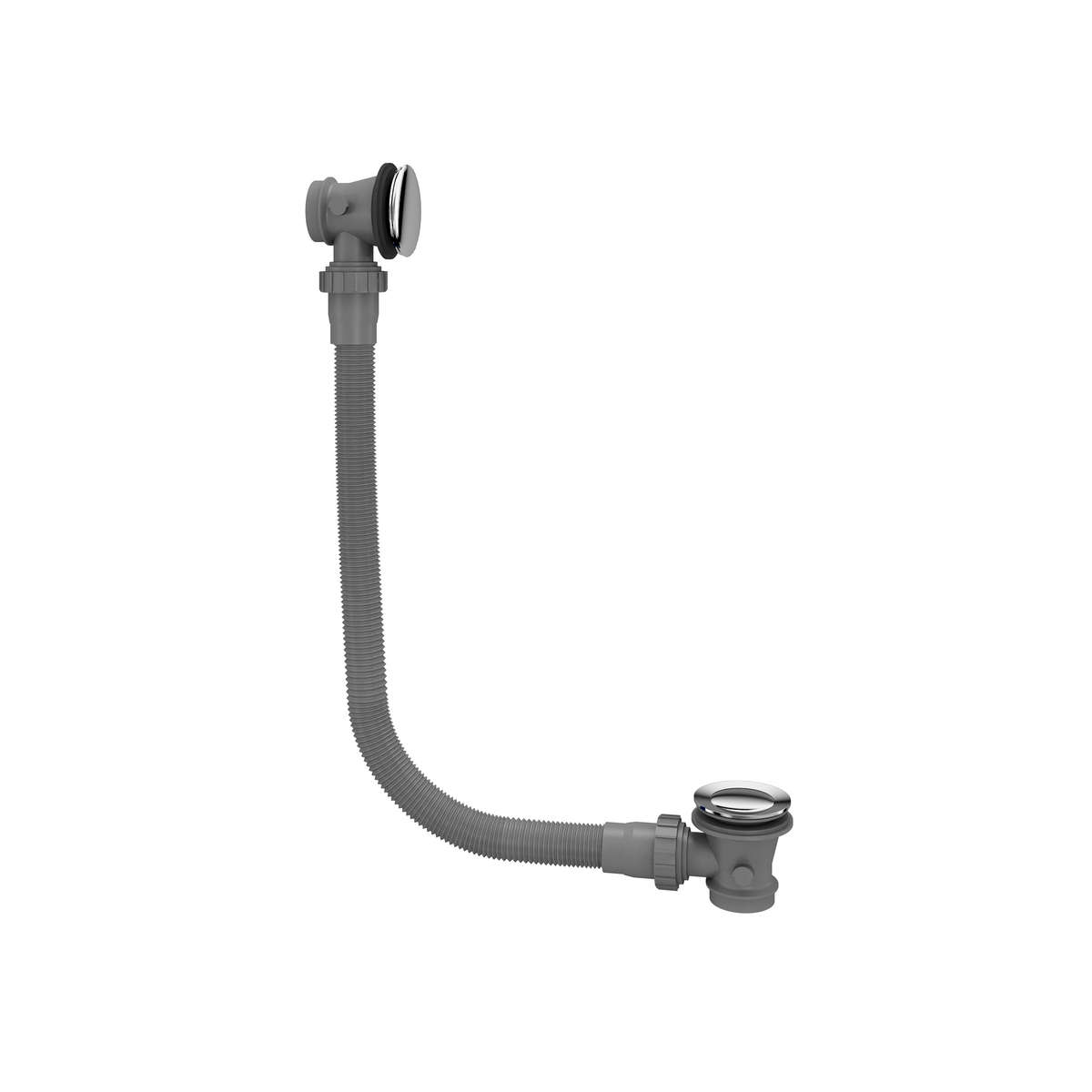 Click-clack bath waste