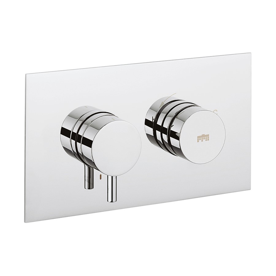 Dial Kai Lever Trim Single Outlet Thermostatic Shower Valve