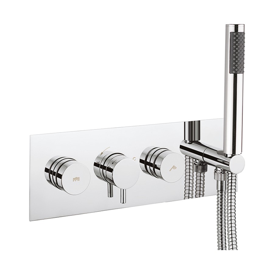 Dial Kai Lever Trim Thermostatic Shower Valve with 2 Way Diverter & Handset