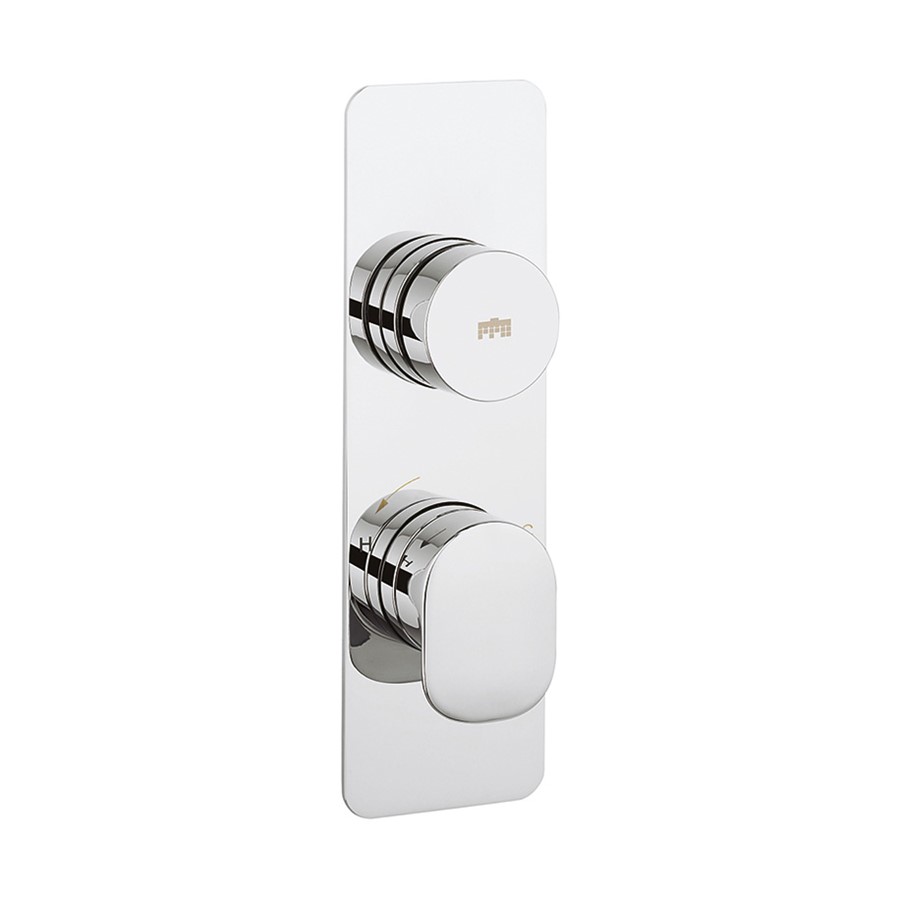 Dial Pier Trim Single Outlet Thermostatic Shower Valve