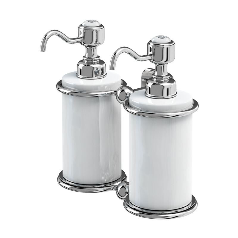 Double soap dispenser