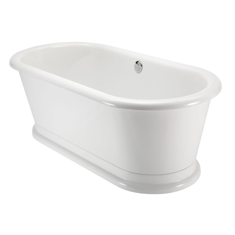 London Round soaking tub