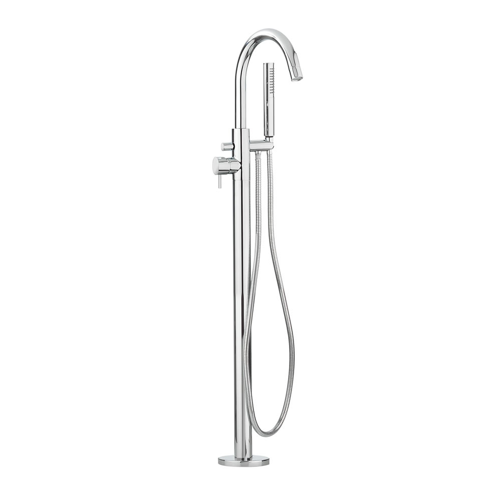 Bath shower mixer floor-standing