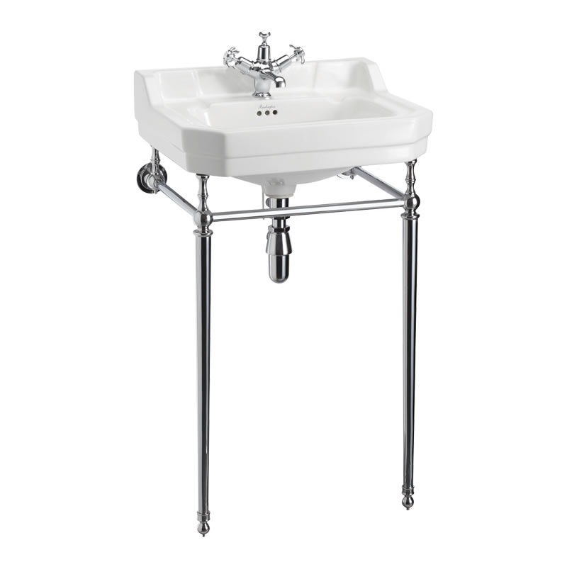 Edwardian 56cm basin with basin stand