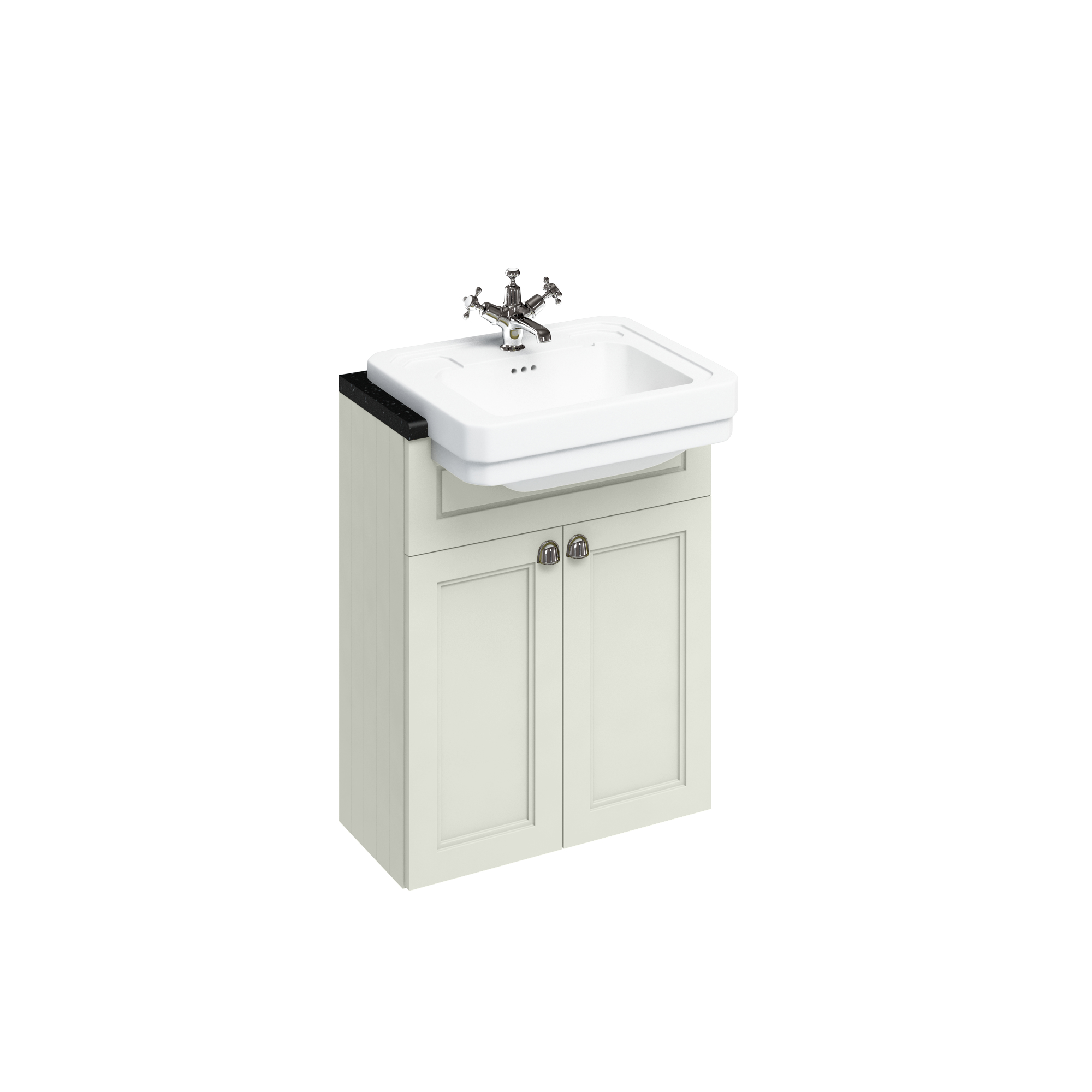 60 Double Door Basin Base Unit - Sand