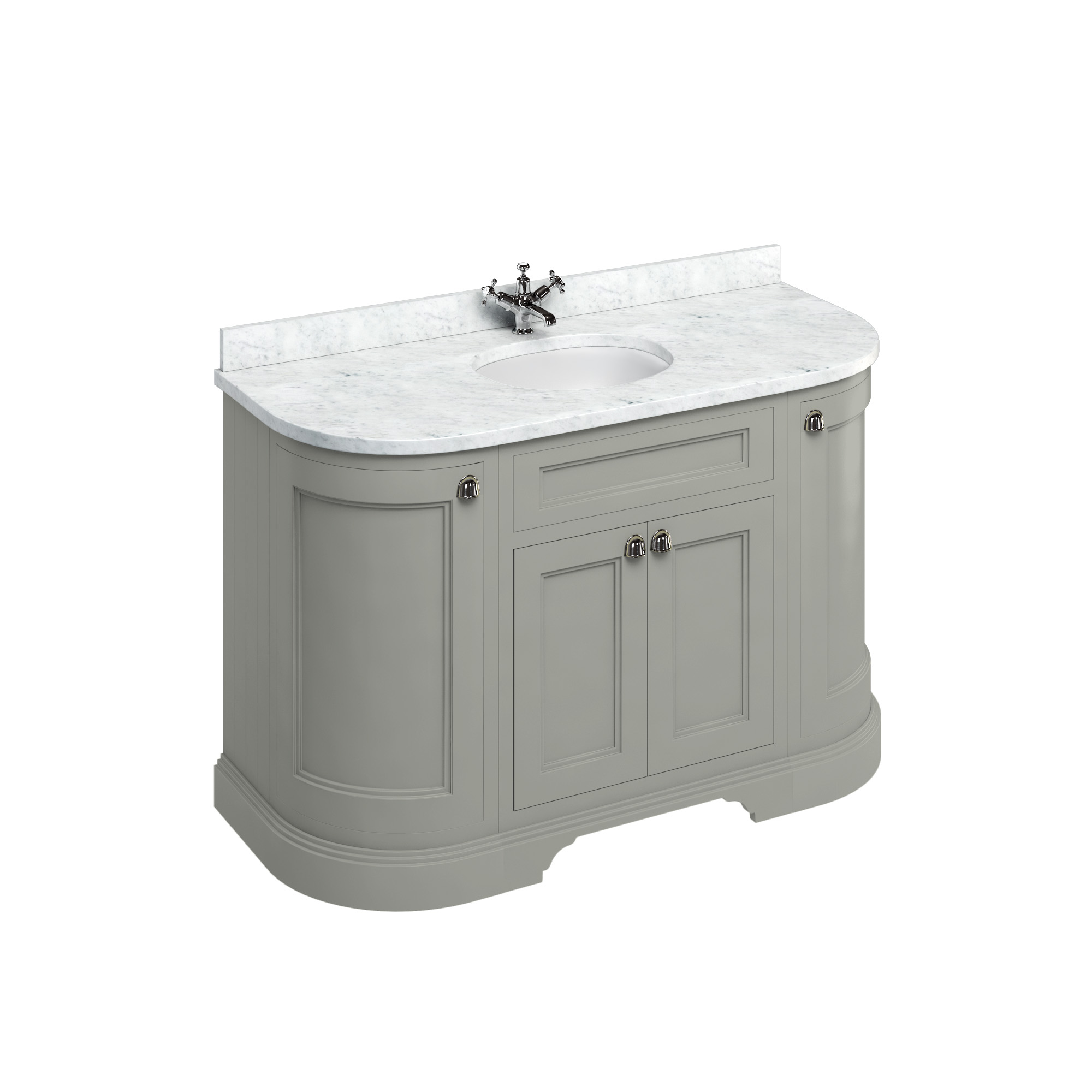 134 Freestanding Vanity Unit with Doors