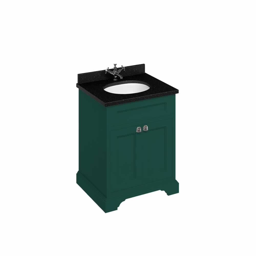 Freestanding Basin Unit Doors Matt Green
