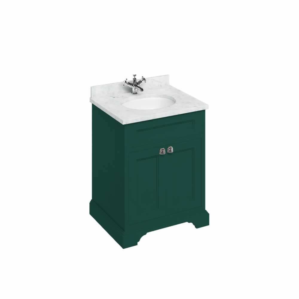 Freestanding Basin Unit Doors Matt Green
