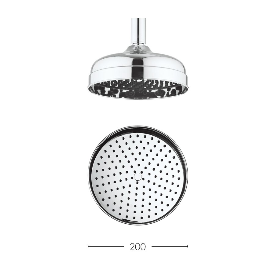 Belgravia 200mm Easy Clean Showerhead