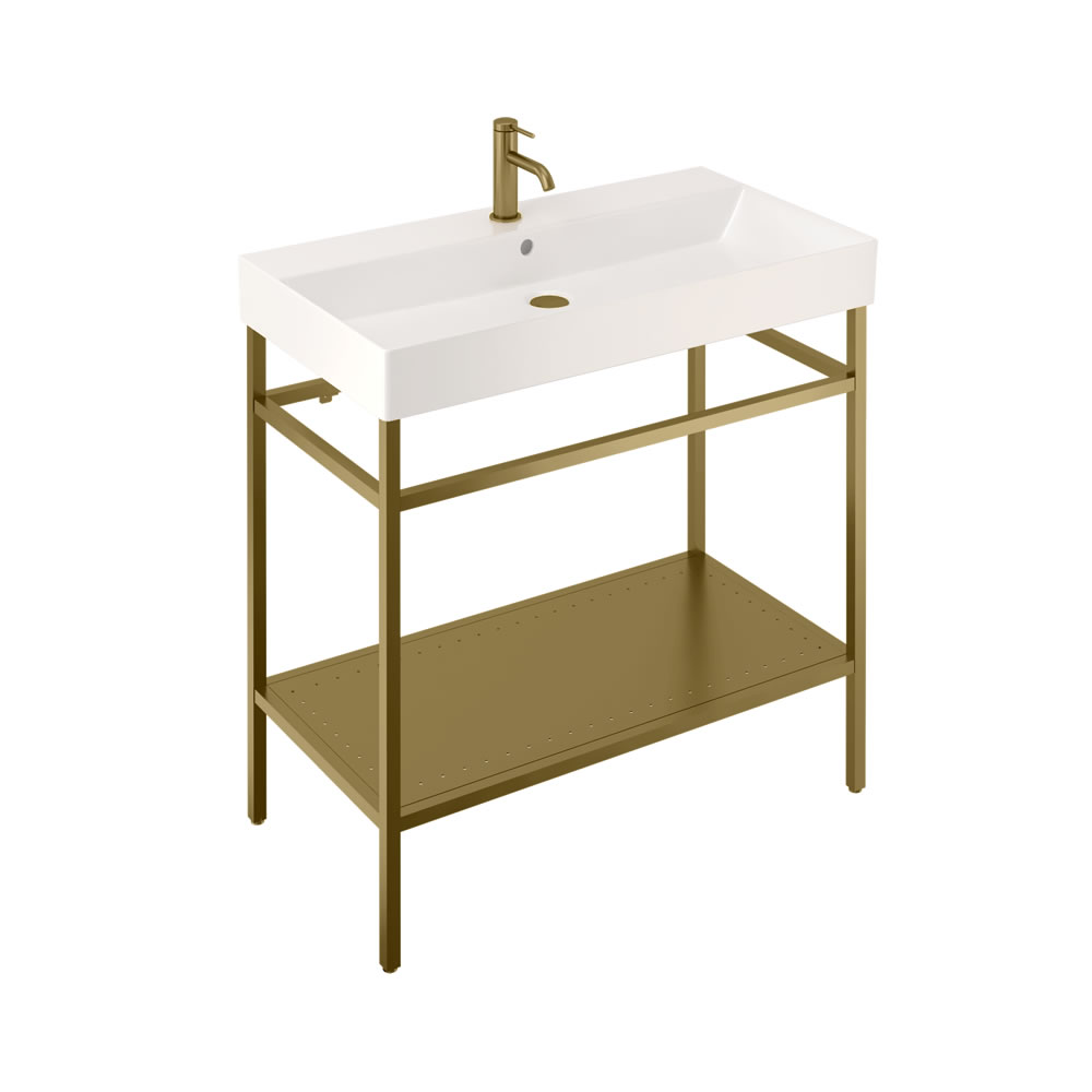 Frame stand for 850 basin - brushed brass