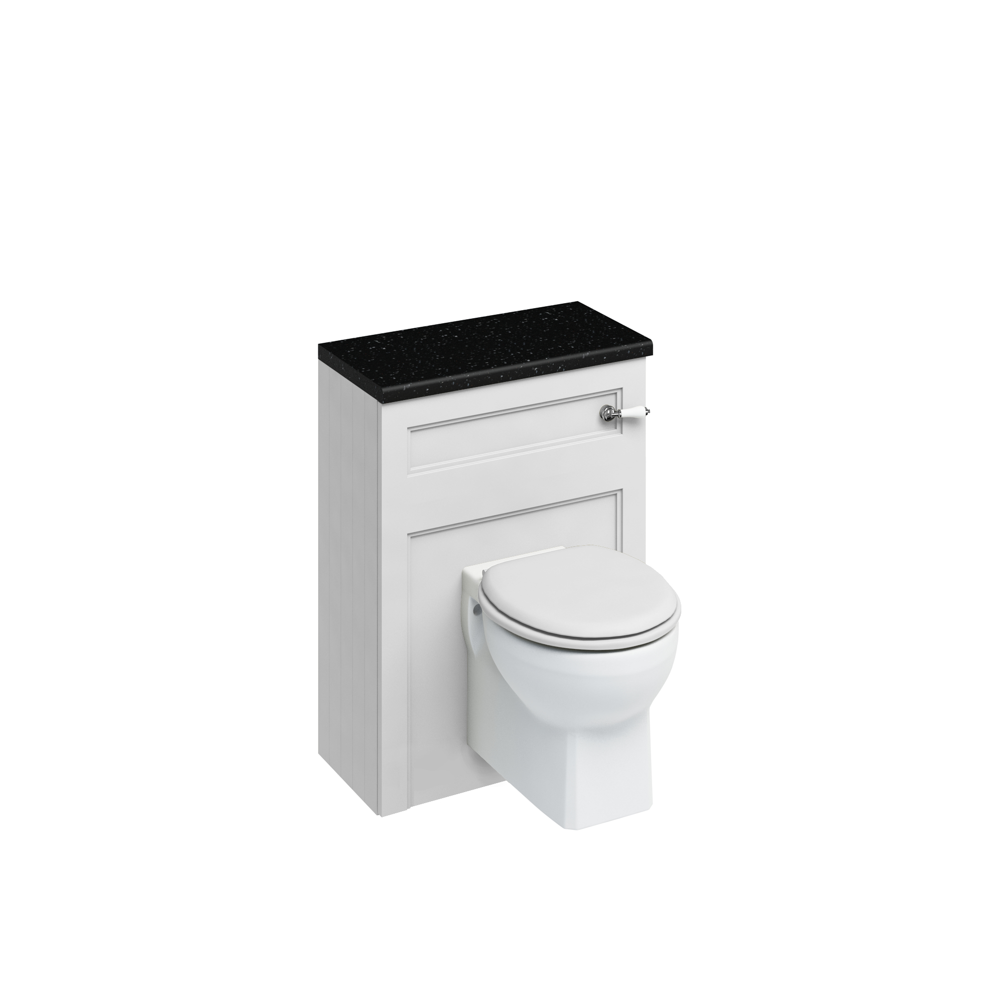 60 Wall hung WC Unit (including the cistern tank - lever flush ) - Matt White