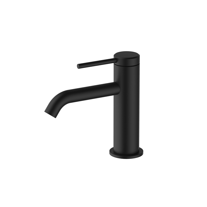 Hoxton Slim Basin Mixer Matt Black