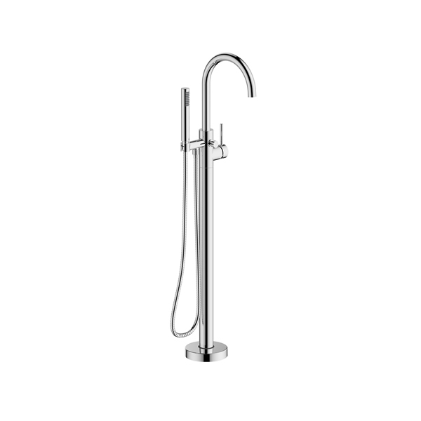 Hoxton Floor standing Mono Bath Shower Mixer Chrome