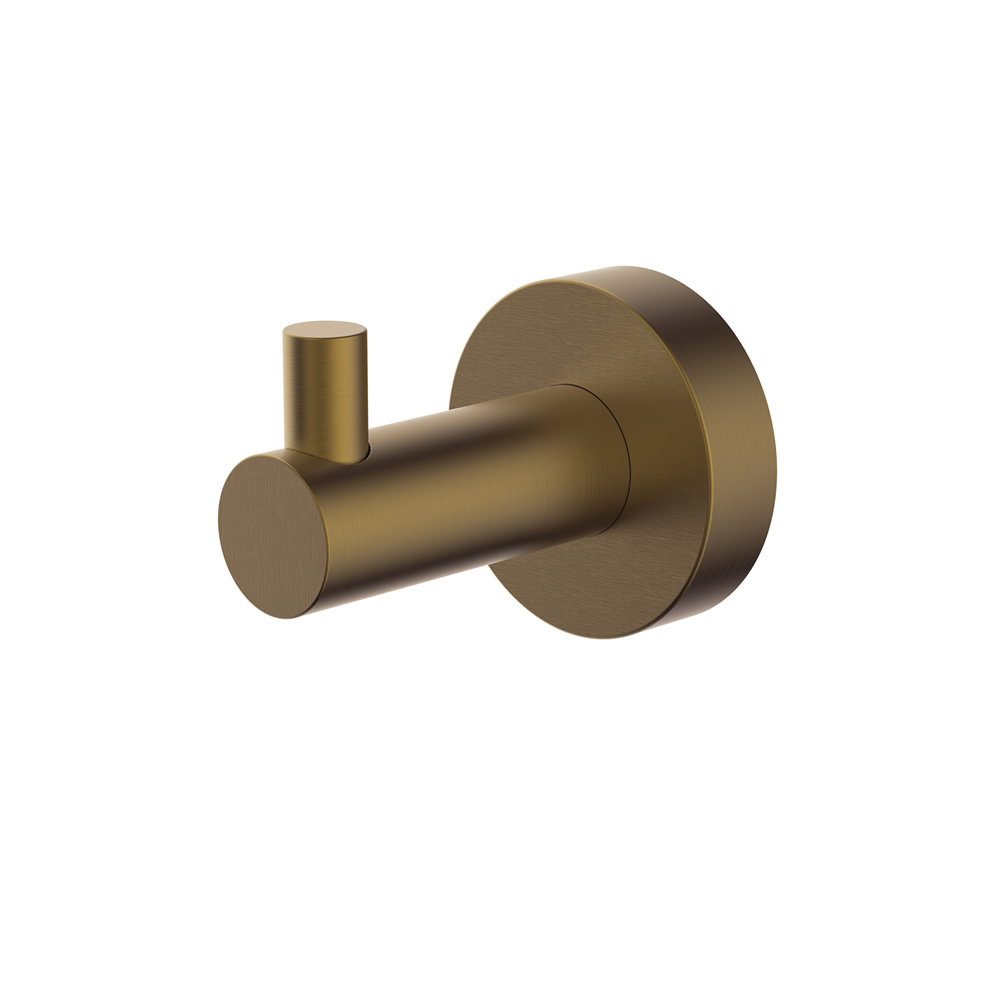 Hoxton Robe Hook  Brushed Brass
