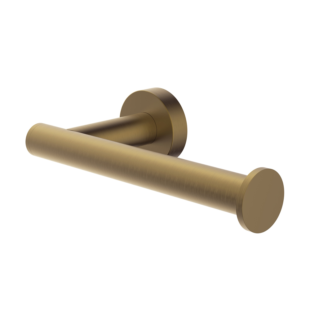Hoxton Single Toiler Roll Holder Brushed Brass