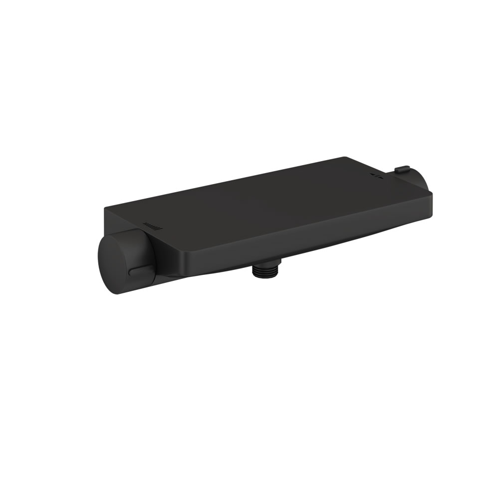 Hoxton thermostatic shower valve body matt black