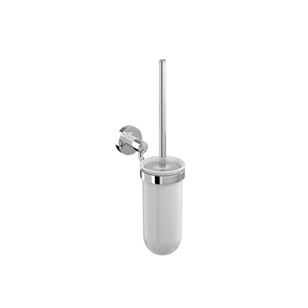 Hoxton toilet brush holder chrome