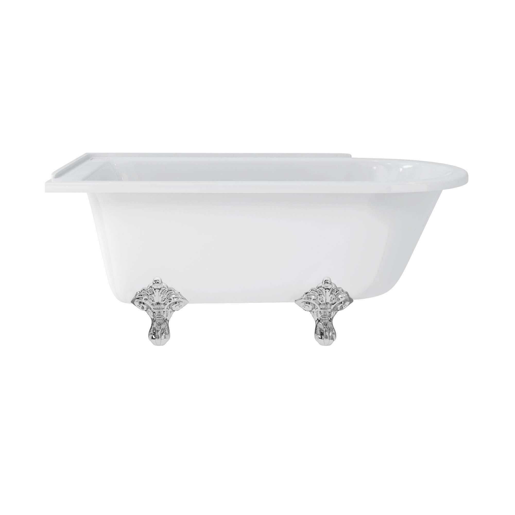 Hampton left handed bath - 150cm with standard legs