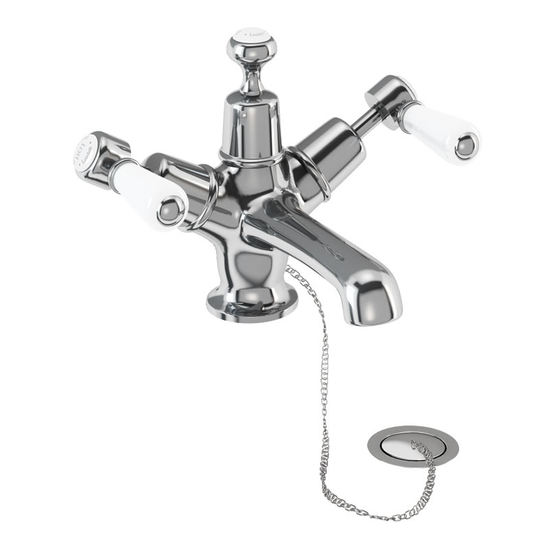 Kensington basin mixer with plug and chain waste