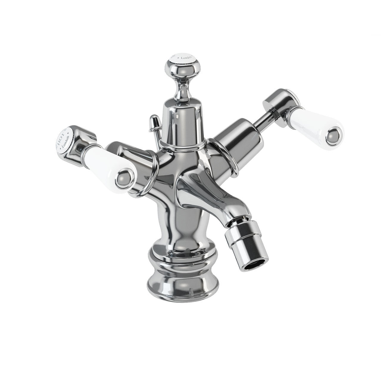 Kensington Regent bidet mixer with pop-up waste