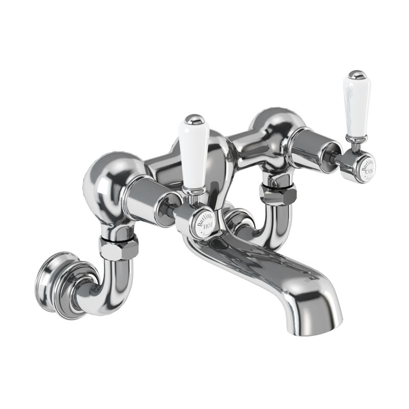 Kensington Regent bath filler - wall mounted