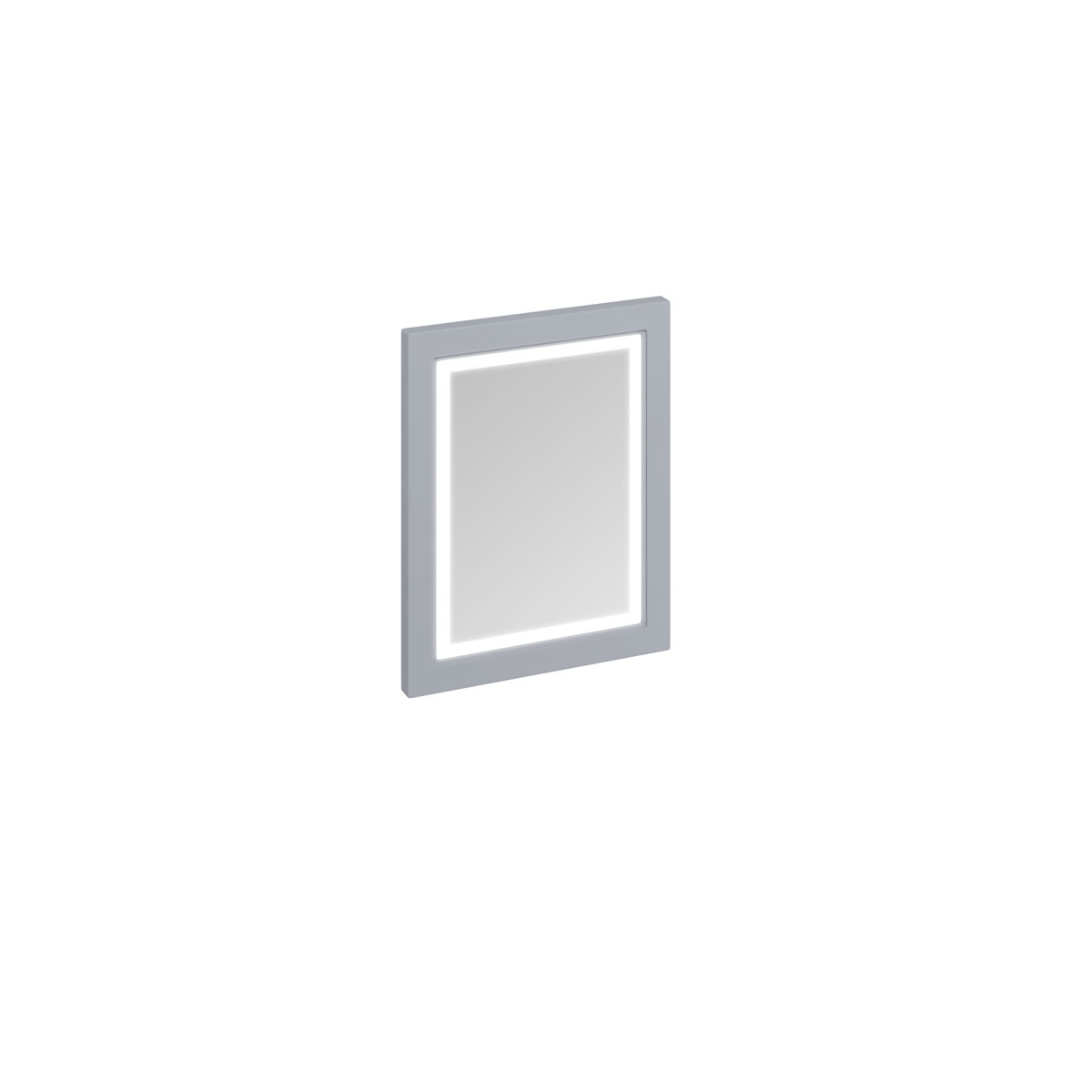 Framed 60 Mirror with LED illumination - Classic Grey