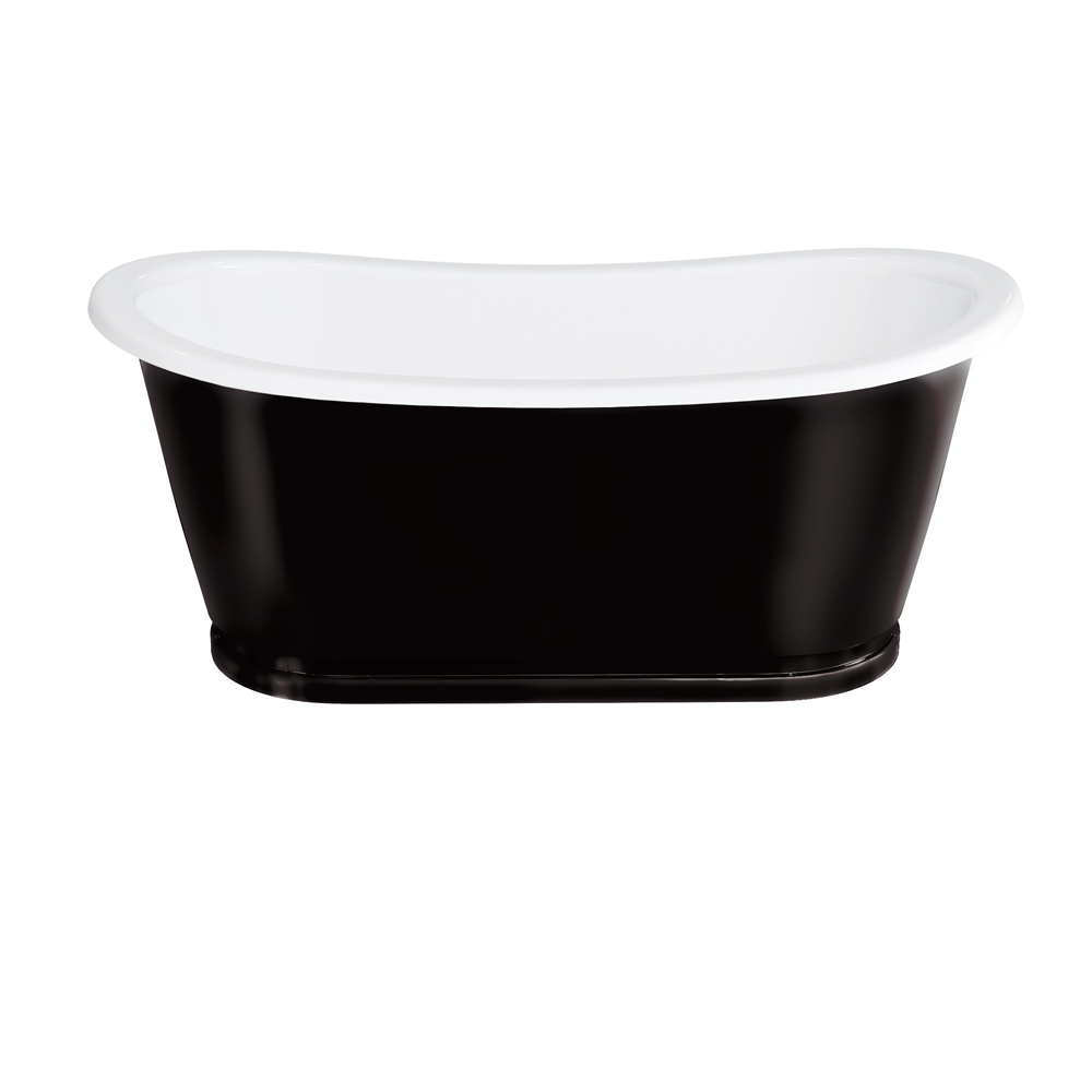 Balthazar double-ended bath Black