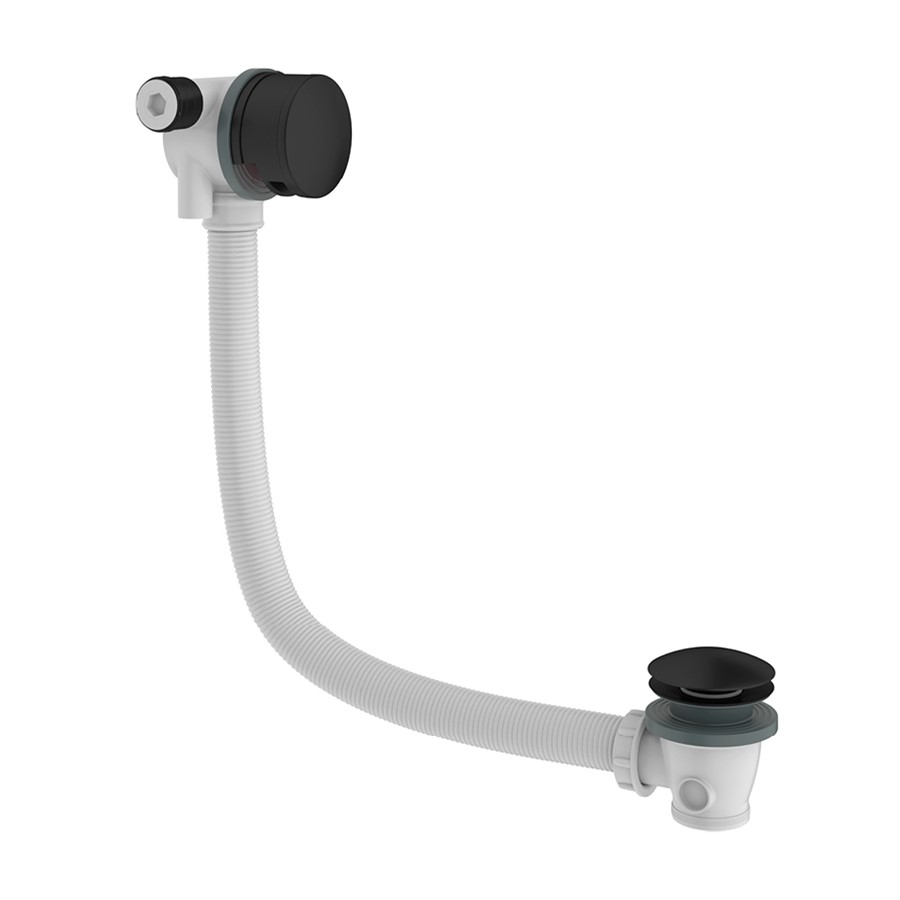 MPRO Bath Filler with Click Clack Waste - Matt Black