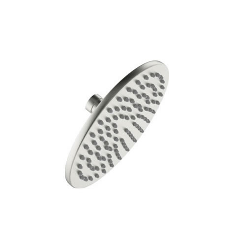 Mike Pro 200mm showerhead Brushed Stainless Steel Effect