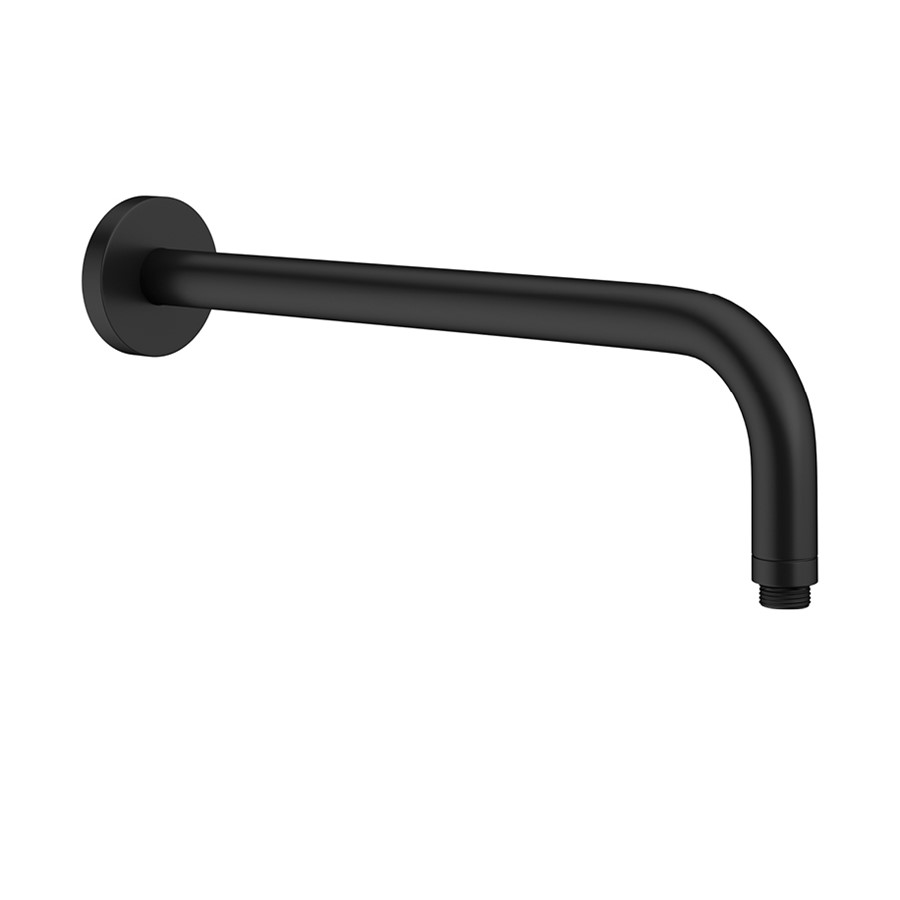 Wall Mounted Shower Arm  - Matt Black