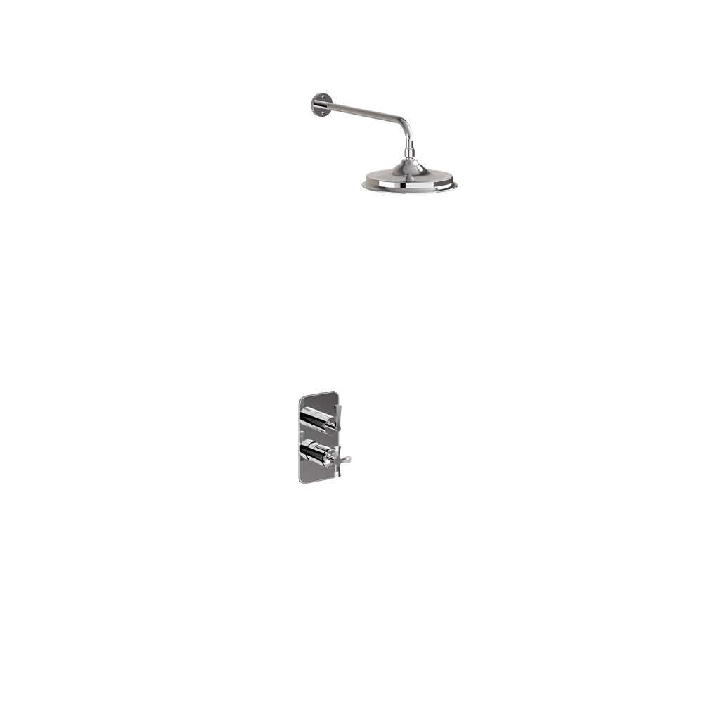 Riviera Shower valve with fixed shower head