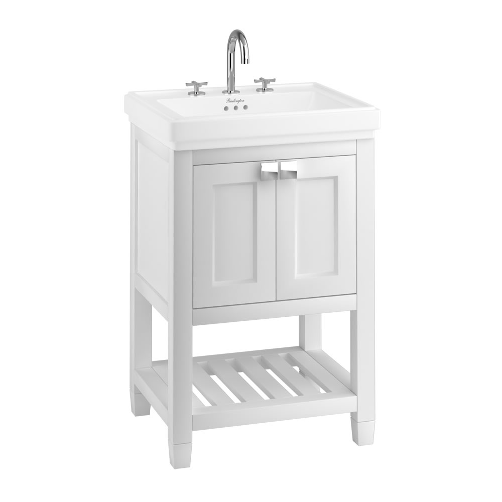 Riviera 580mm Vanity Unit with Riviera 580mm Square Basin