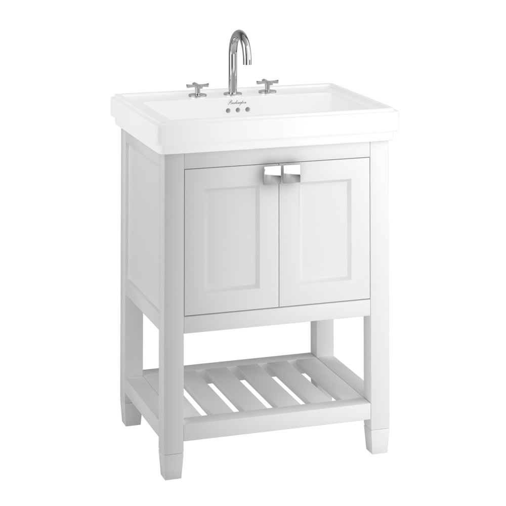 Riviera 650mm Vanity Unit with Riviera 650mm Square Basin