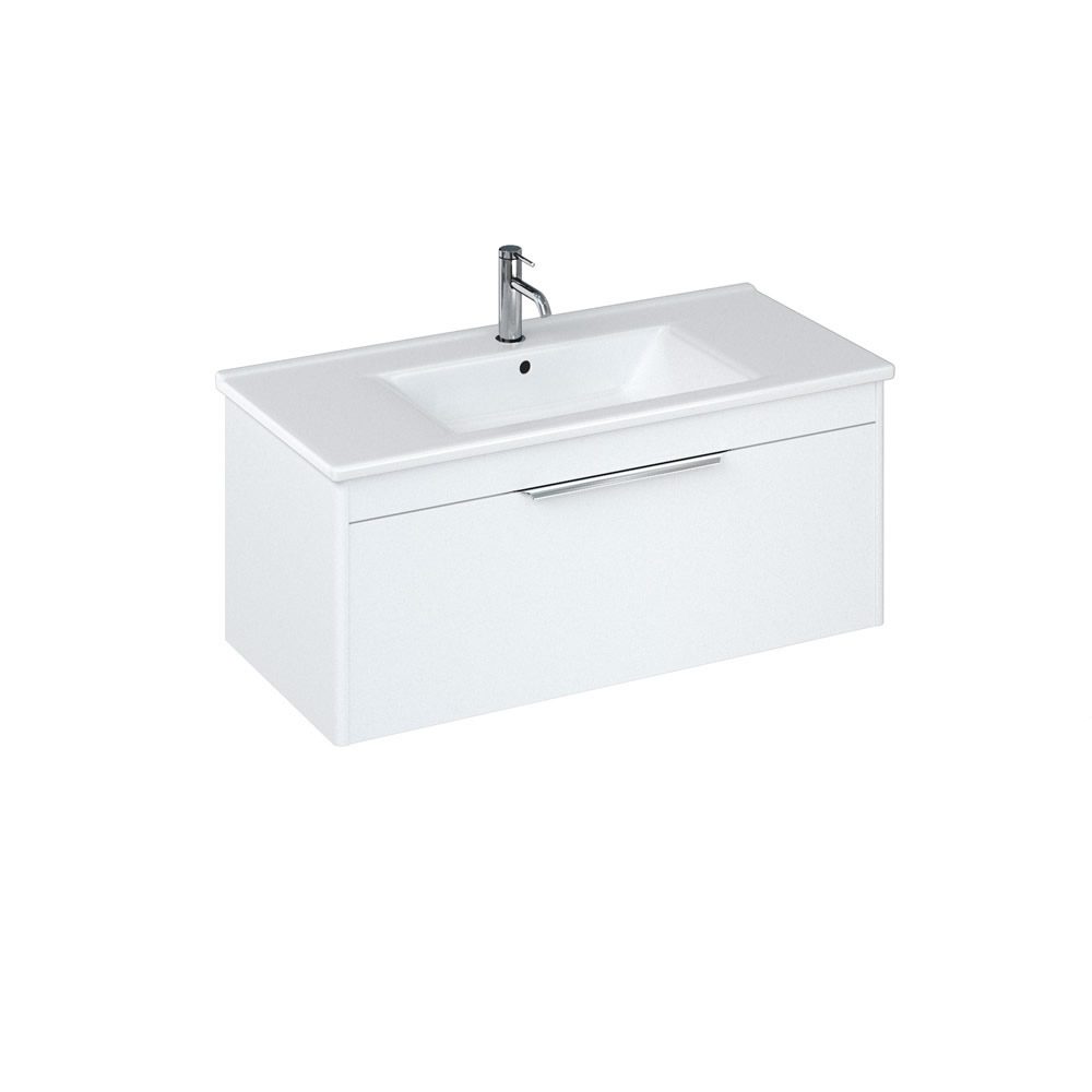 Shoreditch 100cm single drawer Matt White
