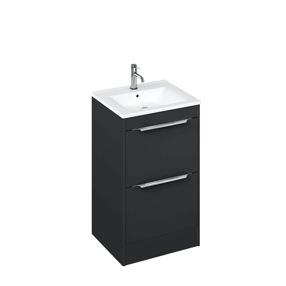 Shoreditch 550mm Floor Standing Grey and basin