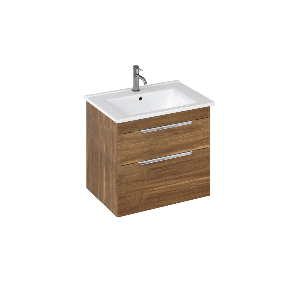 Shoreditch 65cm double drawer Caramel