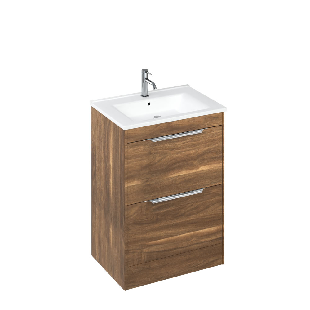 Shoreditch 650mm Floor Standing Caramel and basin