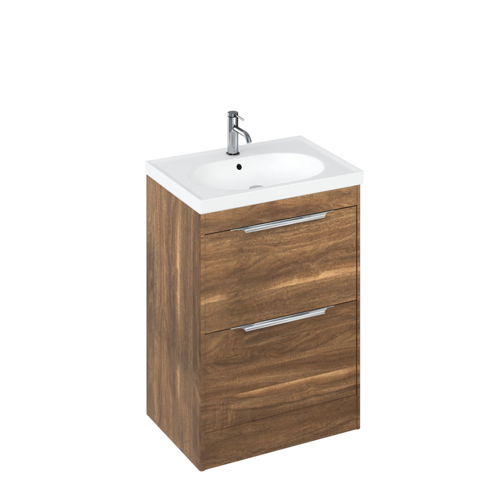 Shoreditch 650mm Floor Standing Caramel and basin