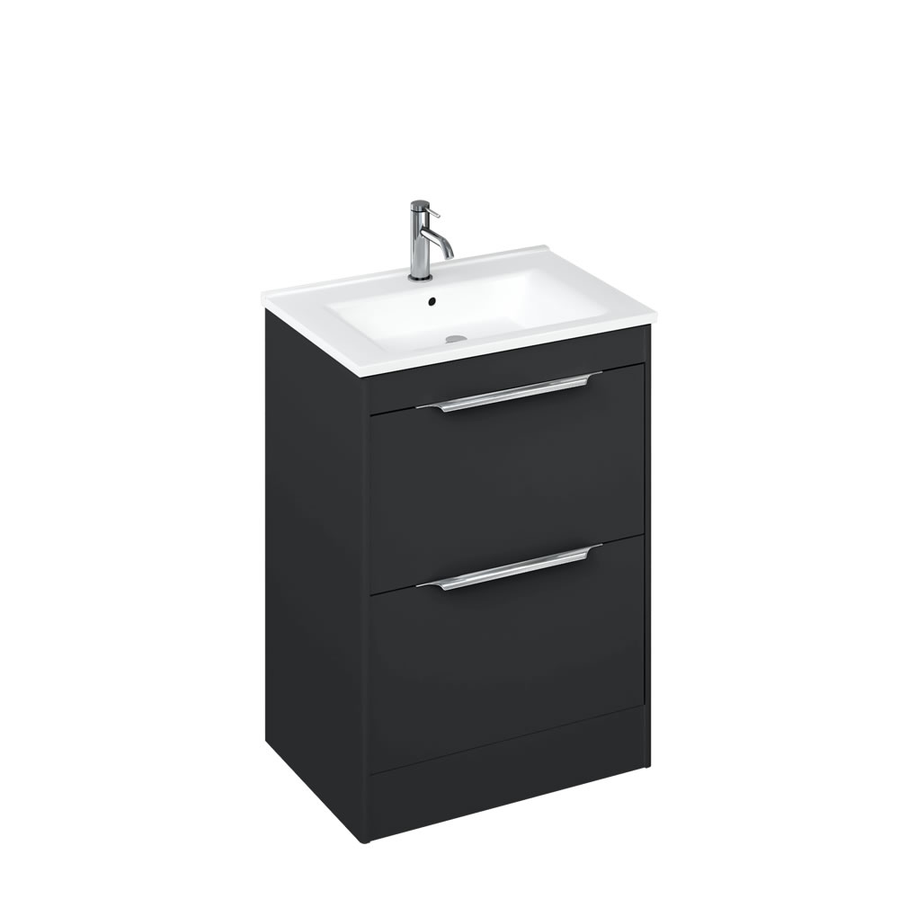 Shoreditch 650mm Floor Standing Grey and basin