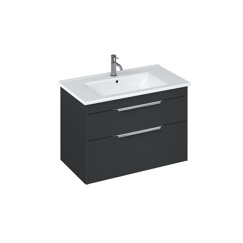 Shoreditch 85cm double drawer Matt Grey