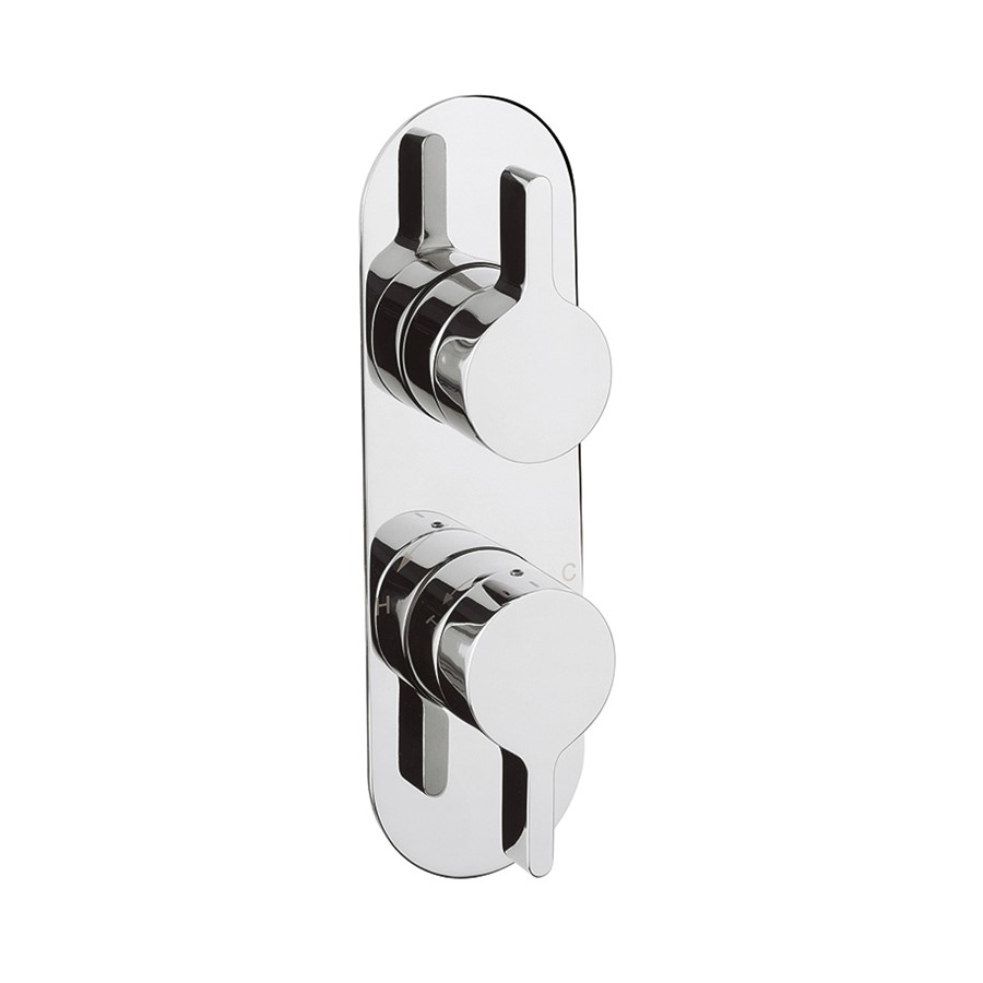 Svelte Single Outlet Thermostatic Shower Valve 