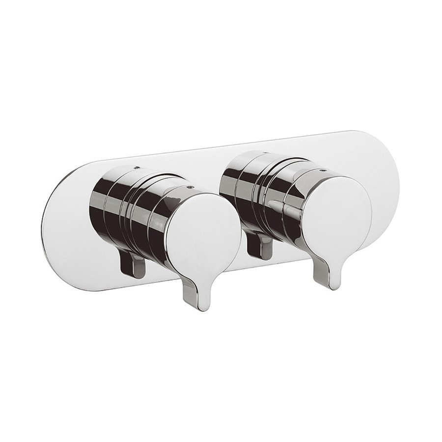 Svelte Thermostatic Shower Valve with 2 Way Diverter 