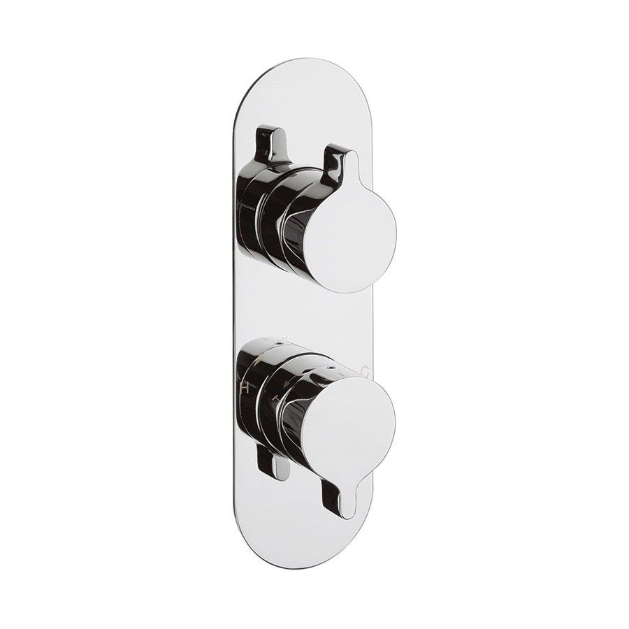 Svelte Thermostatic Shower Valve with 3 Way Diverter 