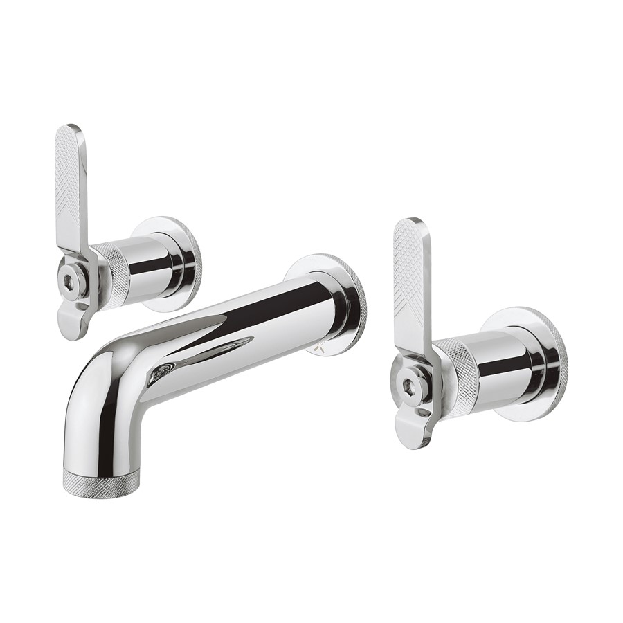 UNION Three Hole Wall Mounted Basin Set Levers